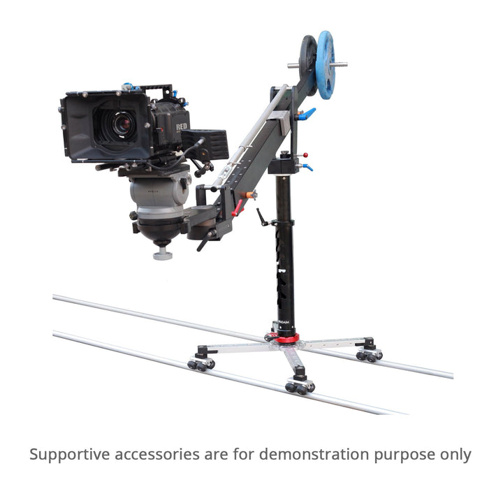 PROAIM Offset Euro/Elemac to 150mm Camera Bowl Adapter Bracket for Dollies & Bazookas| Payload 100kg/220lb