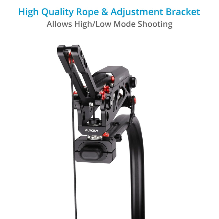 Flycam Flowline Master 180° with Placid Stabilizing Arm for Camera & Gimbals (5-12kg/11-26lb)