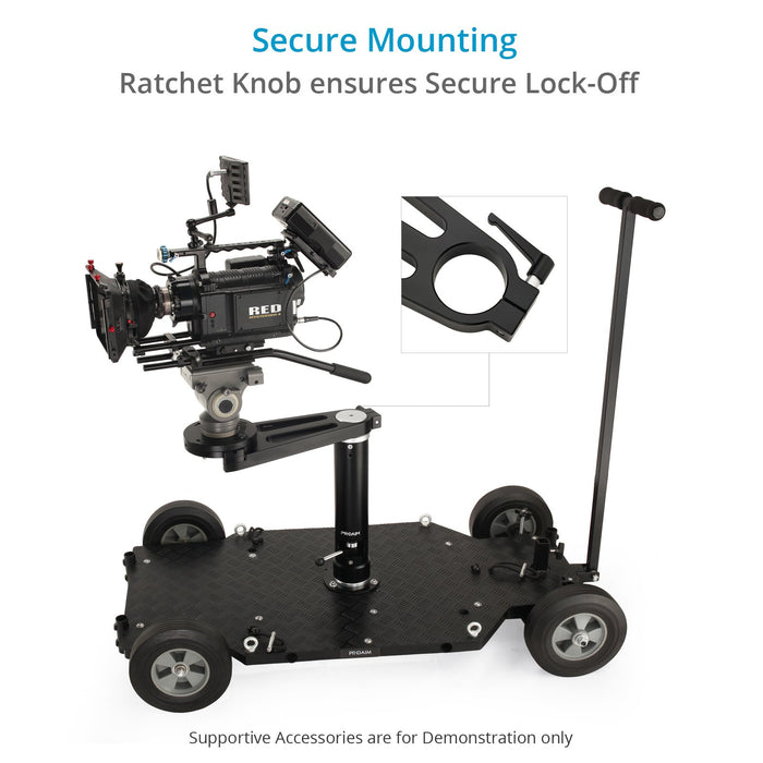 Proaim Camera Offset Euro/Elemac to Mitchell Adapter Bracket for Dolly, Bazookas & Jib Cranes| Payload 100kg/220lb