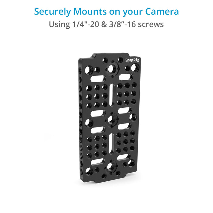 Proaim SnapRig Multi-Purpose Cheese Plate for Blackmagic URSA Mini Camera. CP216