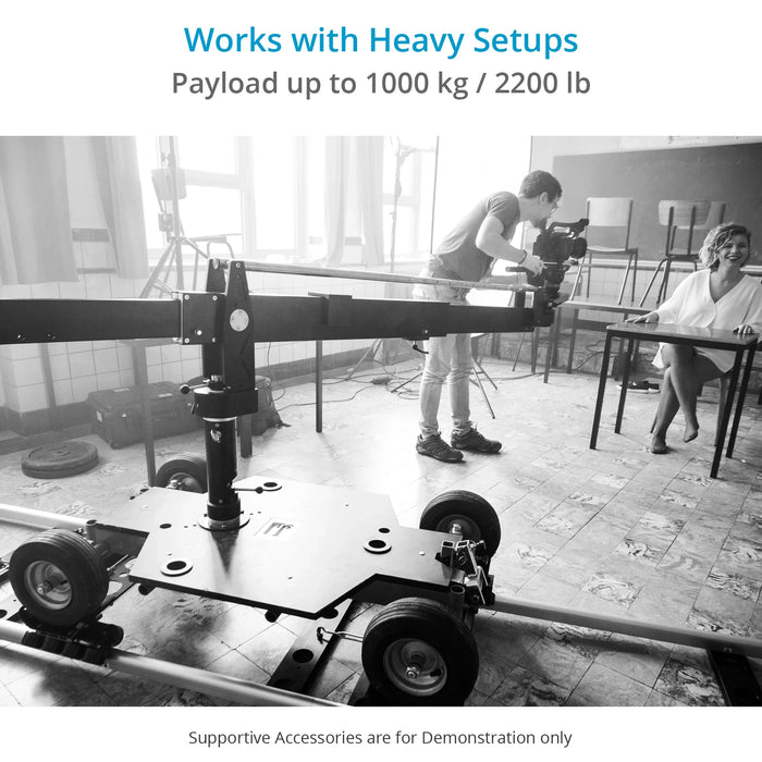 Proaim Stream 16ft Track for Heavy Camera Dolly & Crane, 2200 lb Payload