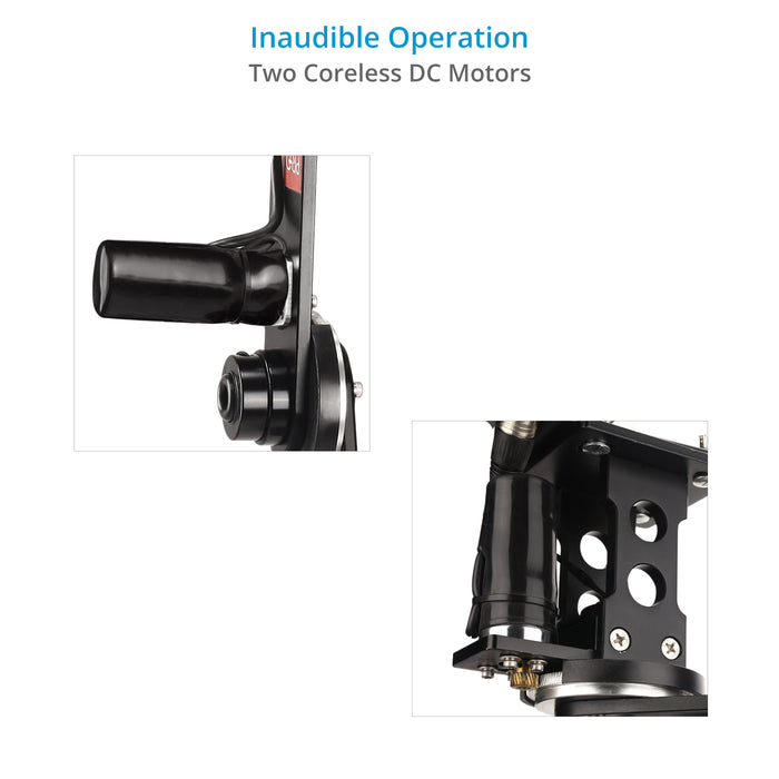 Proaim Jr. Pan Tilt Head for Camera Jib Crane, Payload : 5 kg / 11 lb