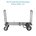 Proaim Vanguard Foldable Utility Cart w Garden Wheels | Professional All-Terrain Equipment Cart