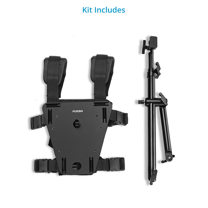 Flycam DSLR Camvest - Hands-Free Front & Rear Body Camera Mount Harness