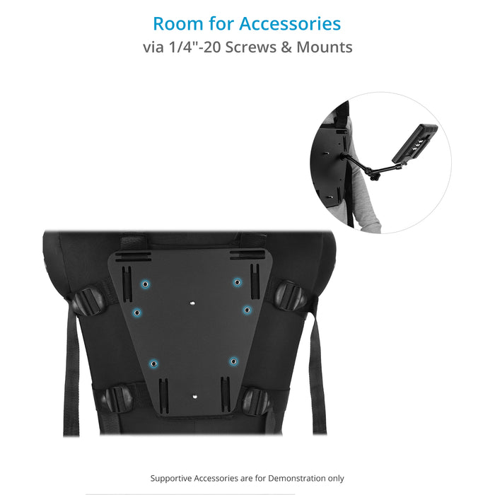 Flycam DSLR Camvest - Hands-Free Front & Rear Body Camera Mount Harness