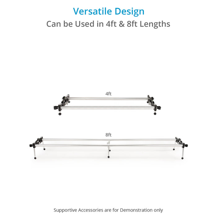 Proaim 8ft Track Aluminum Pipe Kit for Polaris, Fusion & Breeza Camera Dolly