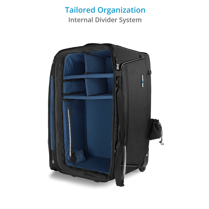 Proaim Cine Cube Mobile Audio Workstation Bag | Trolley System with Outdoor Wheels
