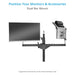 Proaim Dual Bar Mount with 5/8 Baby Pins for Monitors & Camera Support Accessories