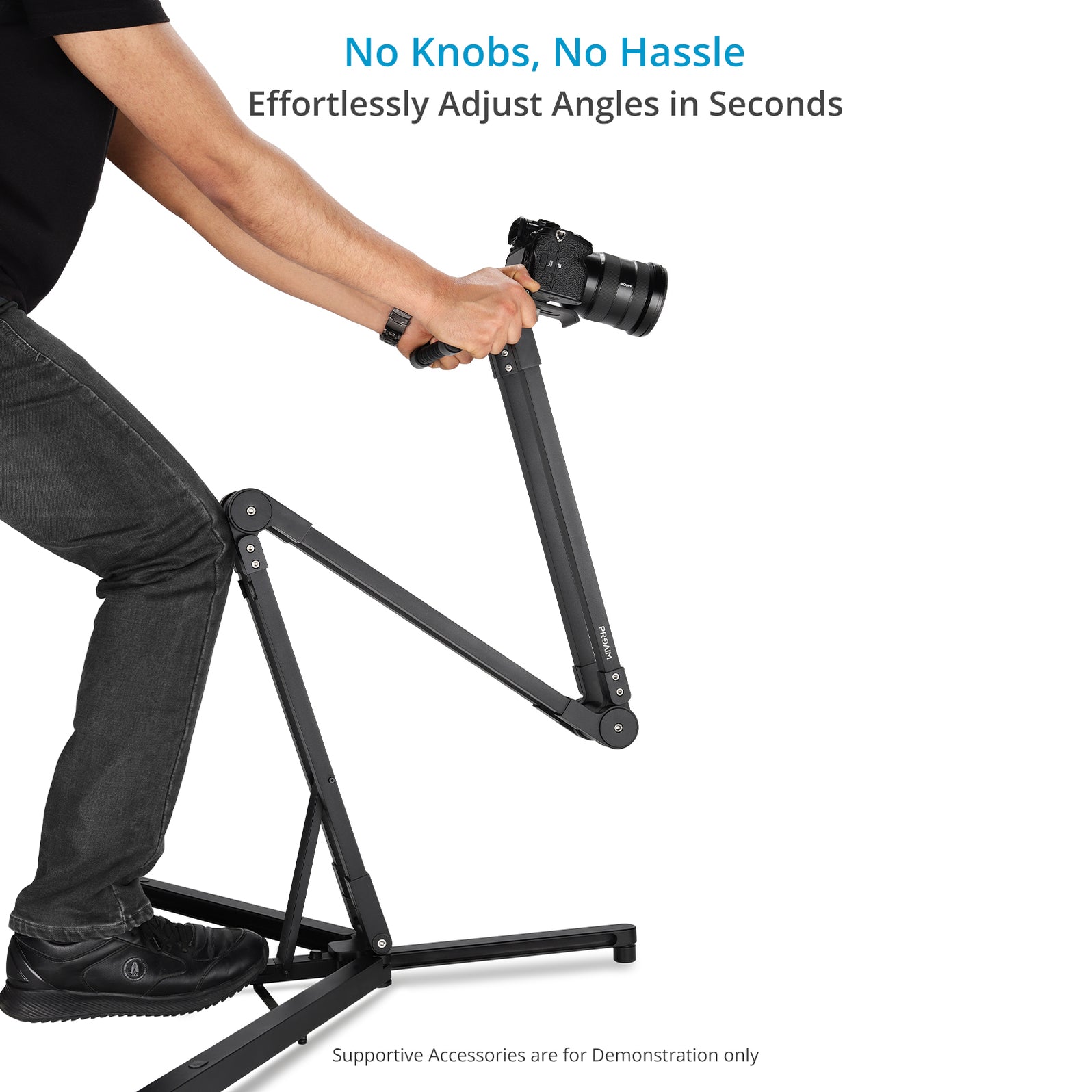 Pied De Lumière Proaim Pliable Avec Roues (30 Lb) – 5/8", TP-FWBS-01