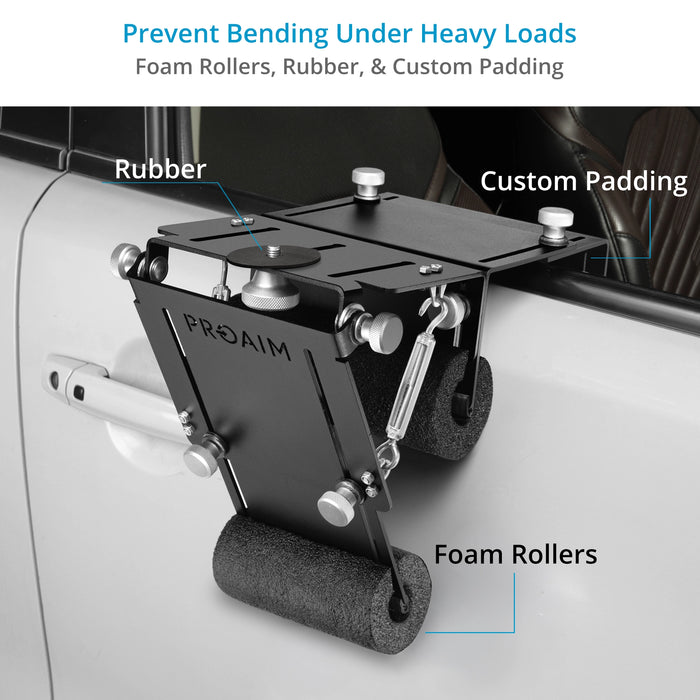 Proaim Keen Eye Pro Car Door Mount for Wildlife, Sports & Professional Photography/Videography