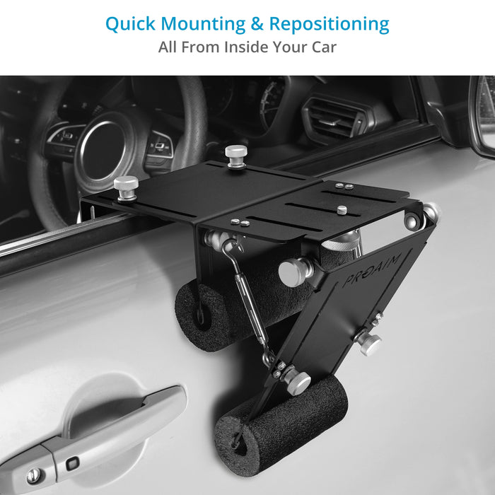 Proaim Keen Eye Pro Car Door Mount for Wildlife, Sports & Professional Photography/Videography