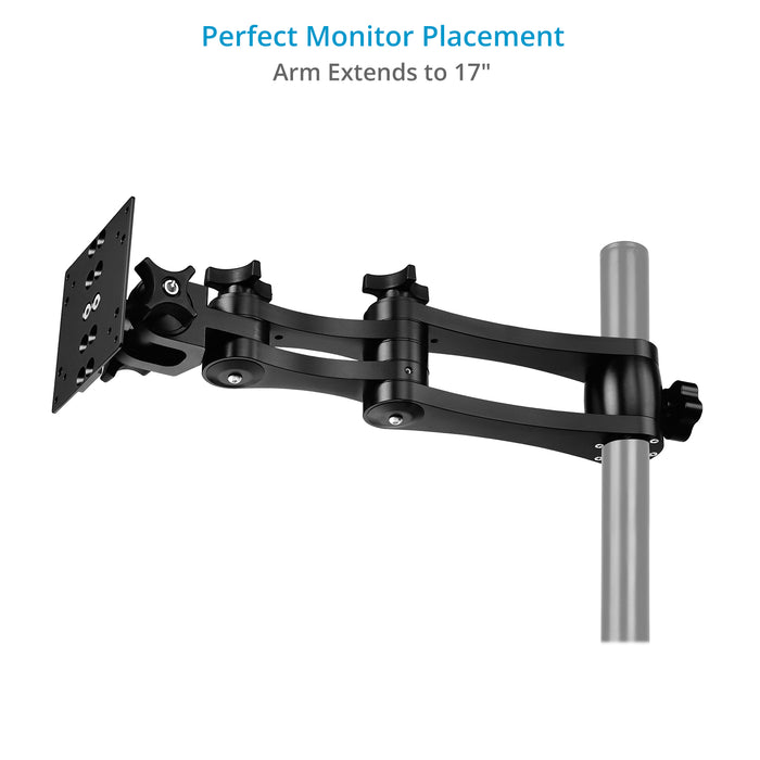 Proaim Monitor Articulated Arm for Video Camera Cart | 75mm/100mm VESA Mount