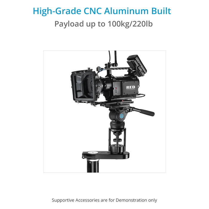 Proaim Camera Offset Euro/Elemac Adapter Bracket for Dollies & Bazookas| Payload 100kg/220lb