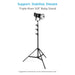 Proaim 13.4ft Triple Riser Stand w 5/8” Mount for Lights & Studio Photography | Payload: 10kg/22lb