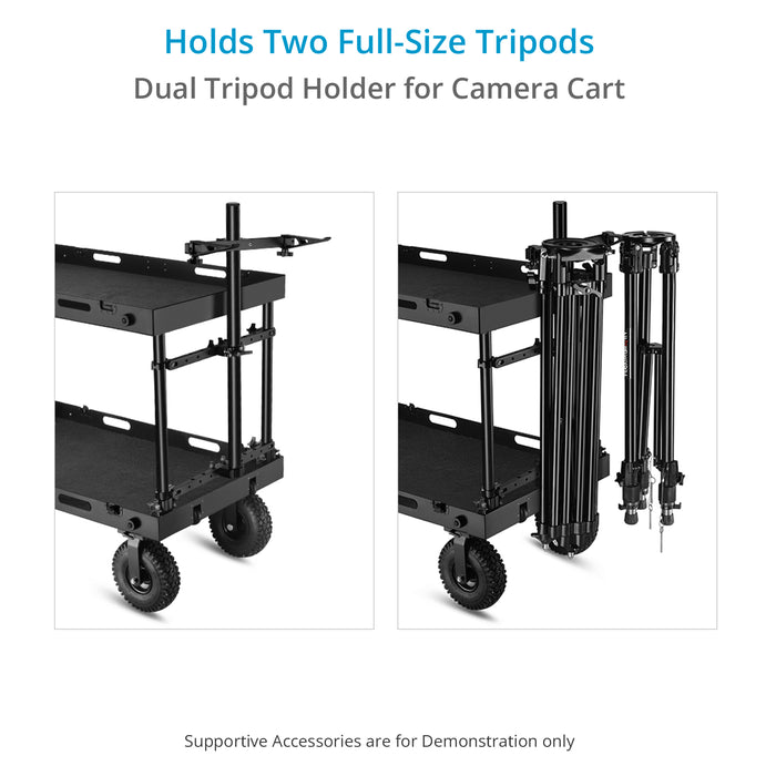 Proaim Dual Tripod Holder for Victor Cart Series & Atlas Camera Production Carts