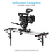 Proaim Polaris Mini Portable Video Camera Dolly w Universal Track Ends | Mitchell & 75mm Bowl Mount