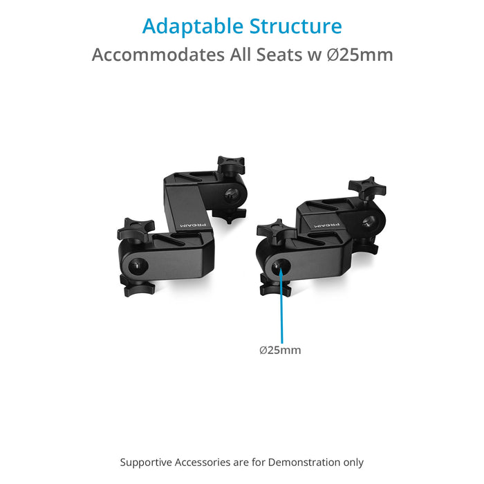 Proaim Vertical Seat Arm for Round Seat & Camera Doorway Dolly.