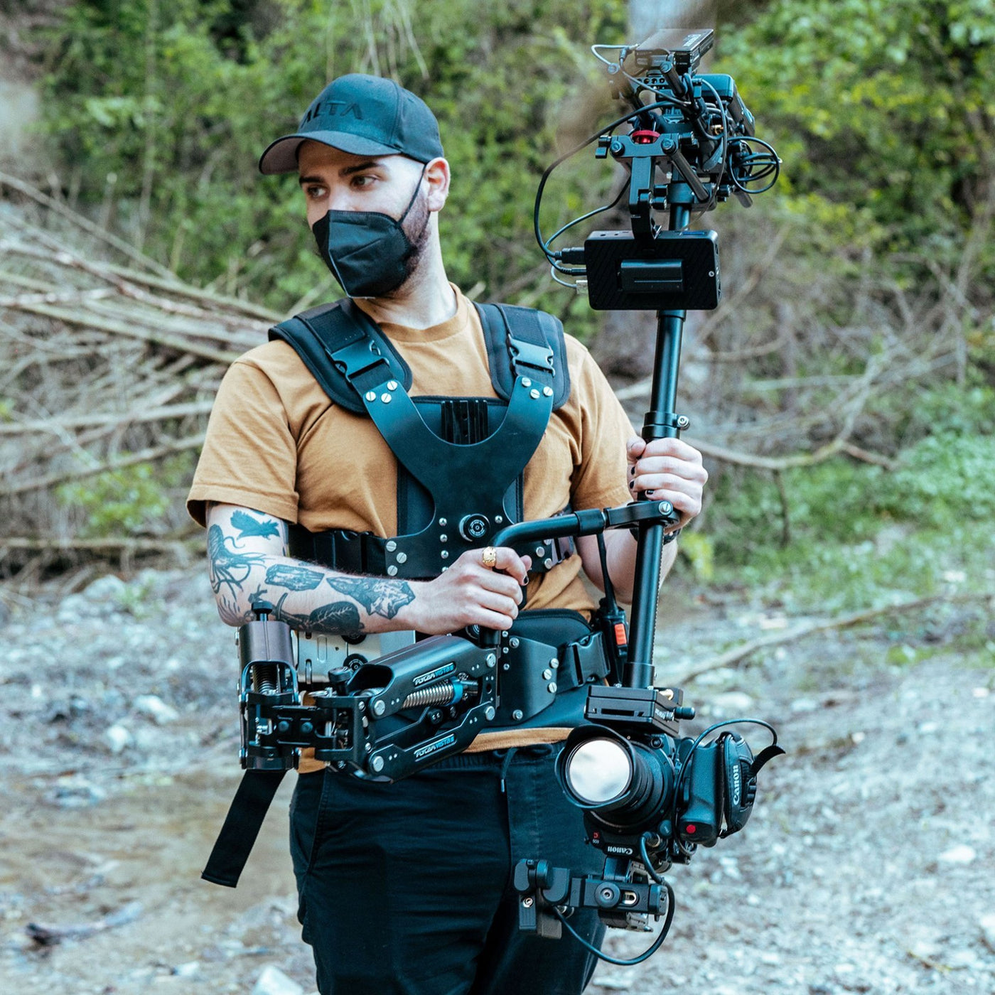 Flycam Zest Pro Electronic Video Camera Stabilizer with VistaII Arm V