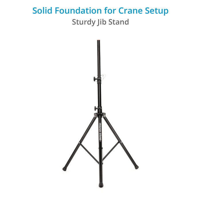Proaim 14ft Camera Crane Jib with Stand for Gimbals, Pan-Tilt & Fluid Head