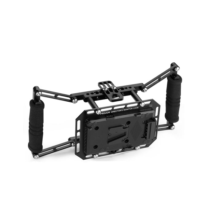 Proaim Director's Cage for 4”-7” LCD Camera Monitors | With V-Mount Plate