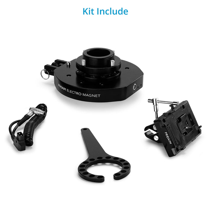 Proaim Electro Magnet Quick Release Mitchell Mount for Camera & Gimbal Rigs