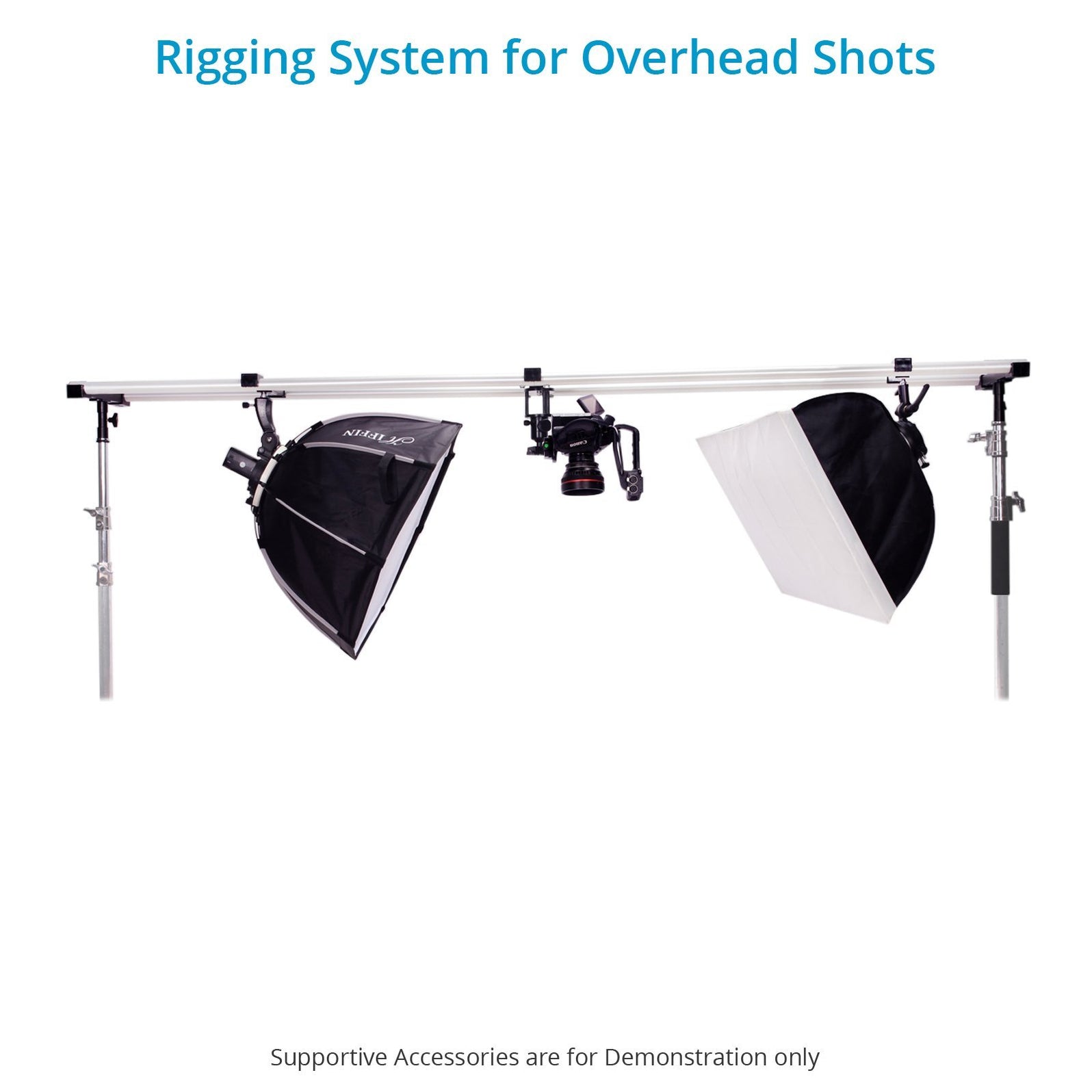 Proaim Overhead 12ft Modular Studio Rig for Camera / Gimbal / Light Se ...