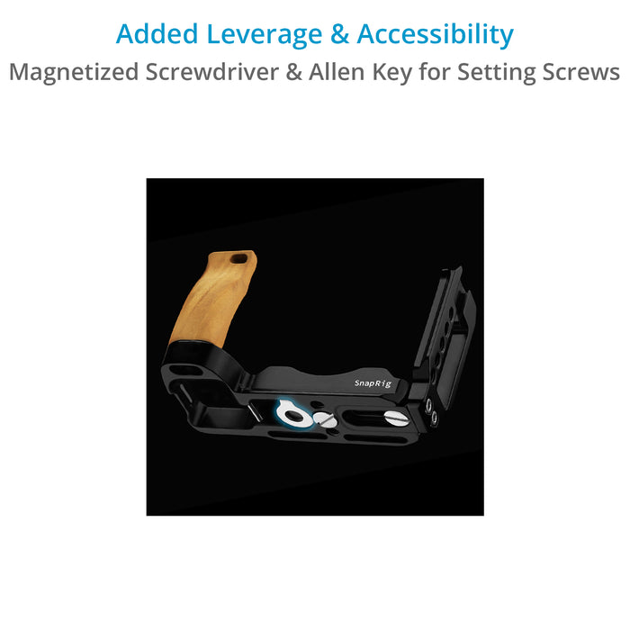 Proaim SnapRig L-Bracket for Sony A6100 A6300 A6400 Cameras. LB230