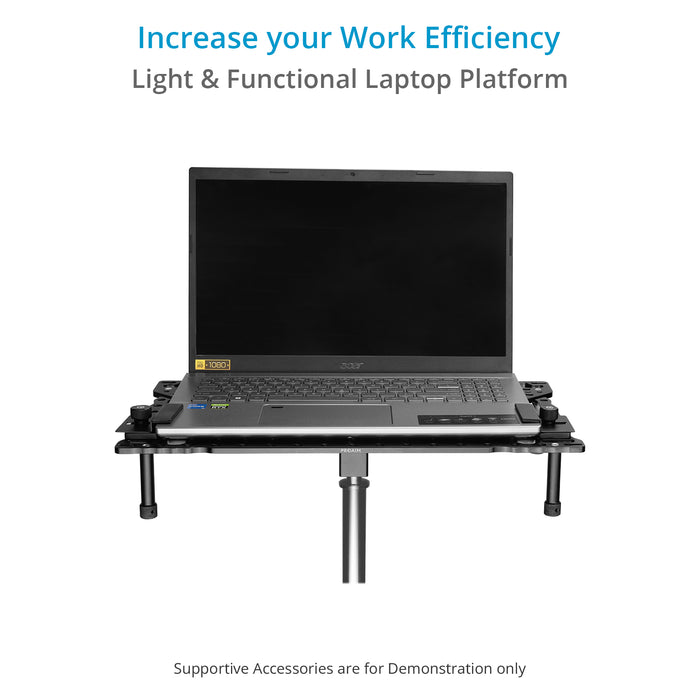 Proaim Universal Plus Laptop Workstation Platform w Cable Management & Arca Mount