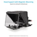 Proaim Universal Ultra Large iPad Teleprompter Kit for DSLR Video Camera