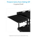 Proaim Wing - Folding Side Shelf for Victor & Atlas Video Production Carts