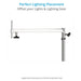Proaim Linkon 5/8" Offset Arm with 2 Pins for Lights & Lighting Accessories